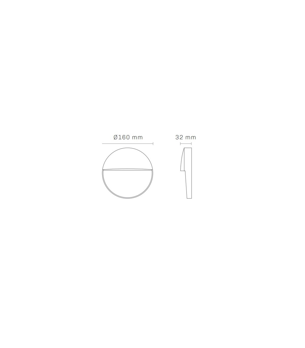 Baliza Led Superficie Redonda BAKERI Blanco 6.5W 675LM IP54 CCT