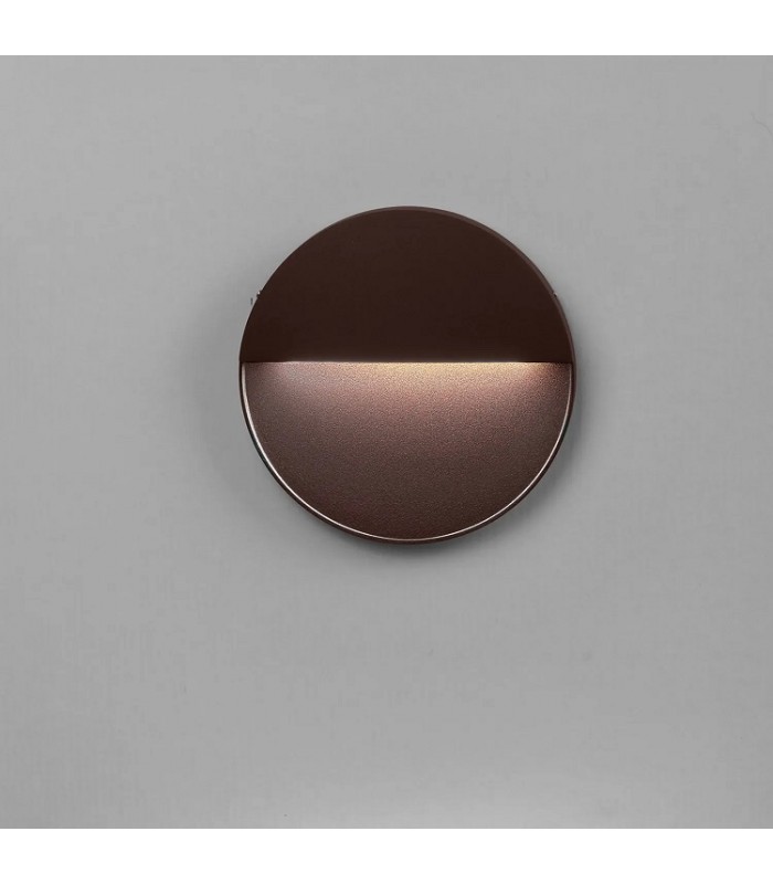 Baliza Led Superficie Redonda BAKERI Corten 3W 370LM IP54 CCT