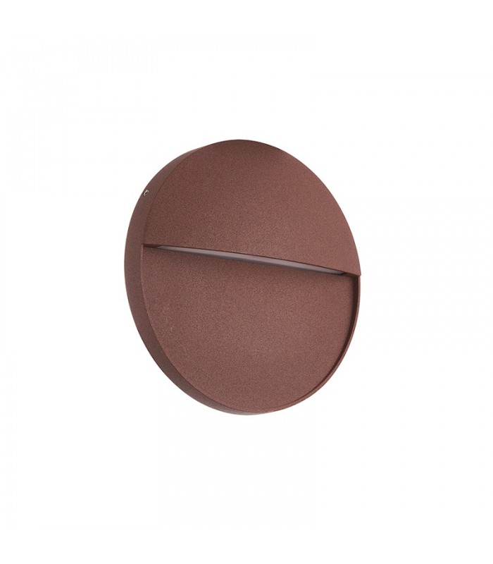 Baliza Led Superficie Redonda BAKERI Corten 3W 370LM IP54 CCT