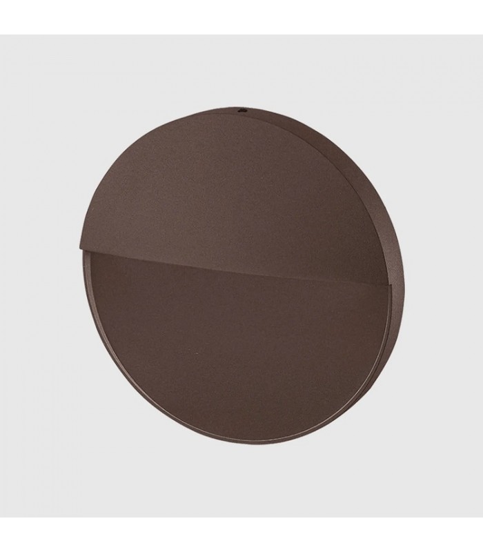 Baliza Led Superficie Redonda BAKERI Corten 6.5W 675LM IP54 CCT