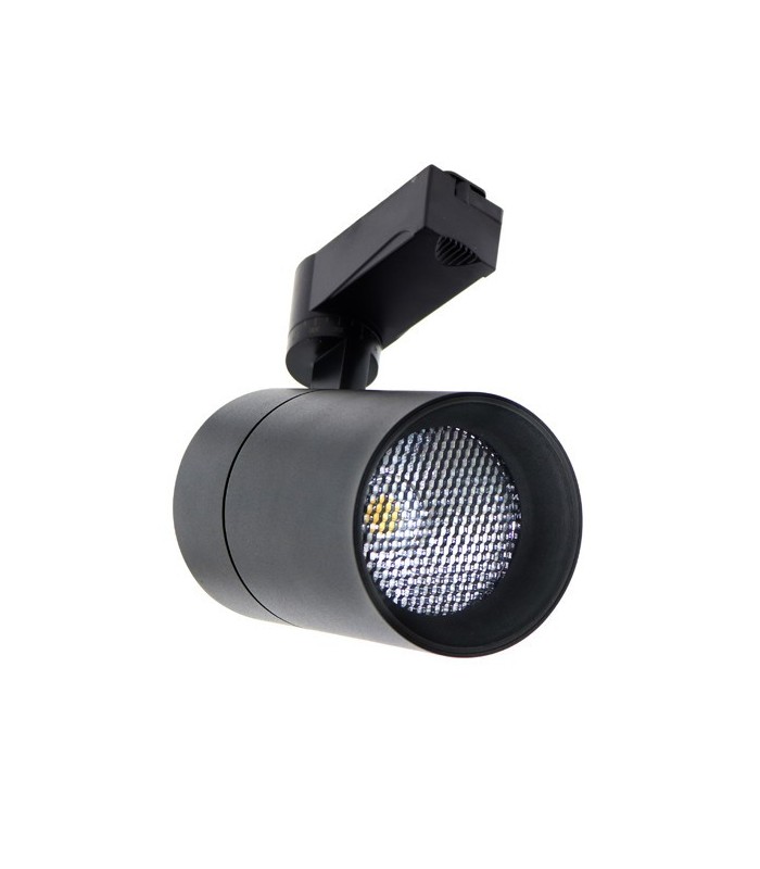 Foco Carril LED LUXTAR UGR17 30W 3.000Lm 36º IP20 Negro Monofásico 