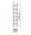 Tira Flexible COB NAKE 10W 1100Lm/M 324Led/m IP20 DC24V -10 Metros-