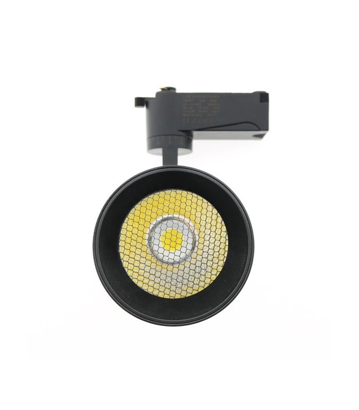 Foco Carril LED LUXTAR UGR17 30W 3.000Lm 36º IP20 Negro Monofásico 