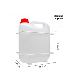 Soporte y bidón para condensados 5L