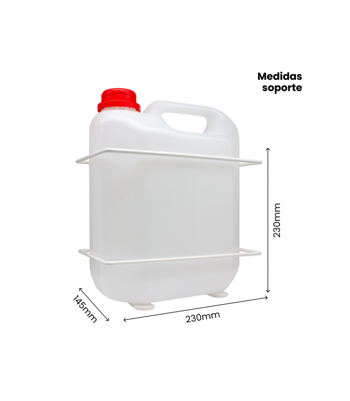 Soporte y bidón para condensados 5L