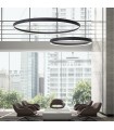 Lámpara Colgante circular ARC Ø900mm 60W 6900Lm Negro