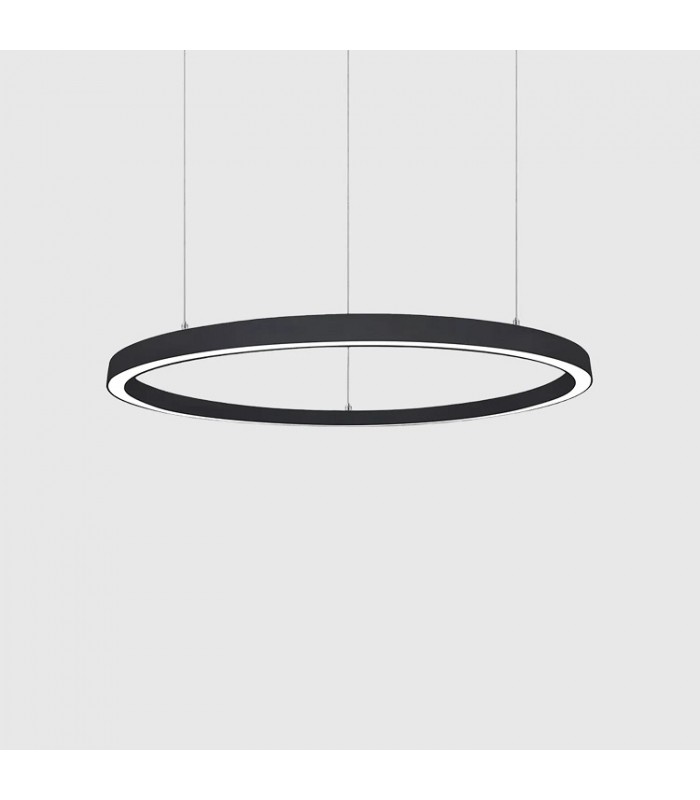 Lámpara Colgante circular ARC Ø900mm 60W 6900Lm Negro