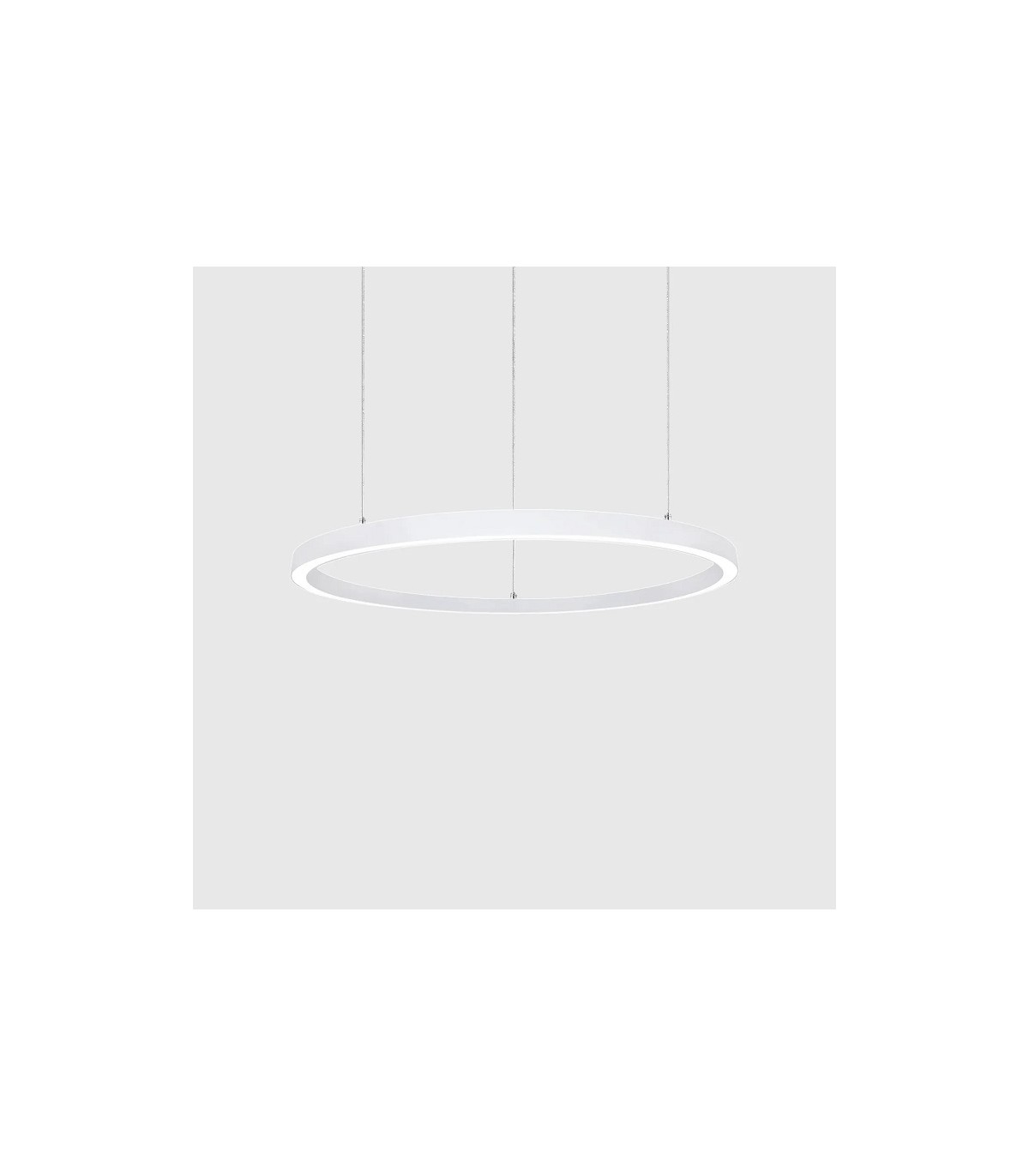 Lámpara Colgante circular ARC Ø900mm 60W 6900Lm Blanco