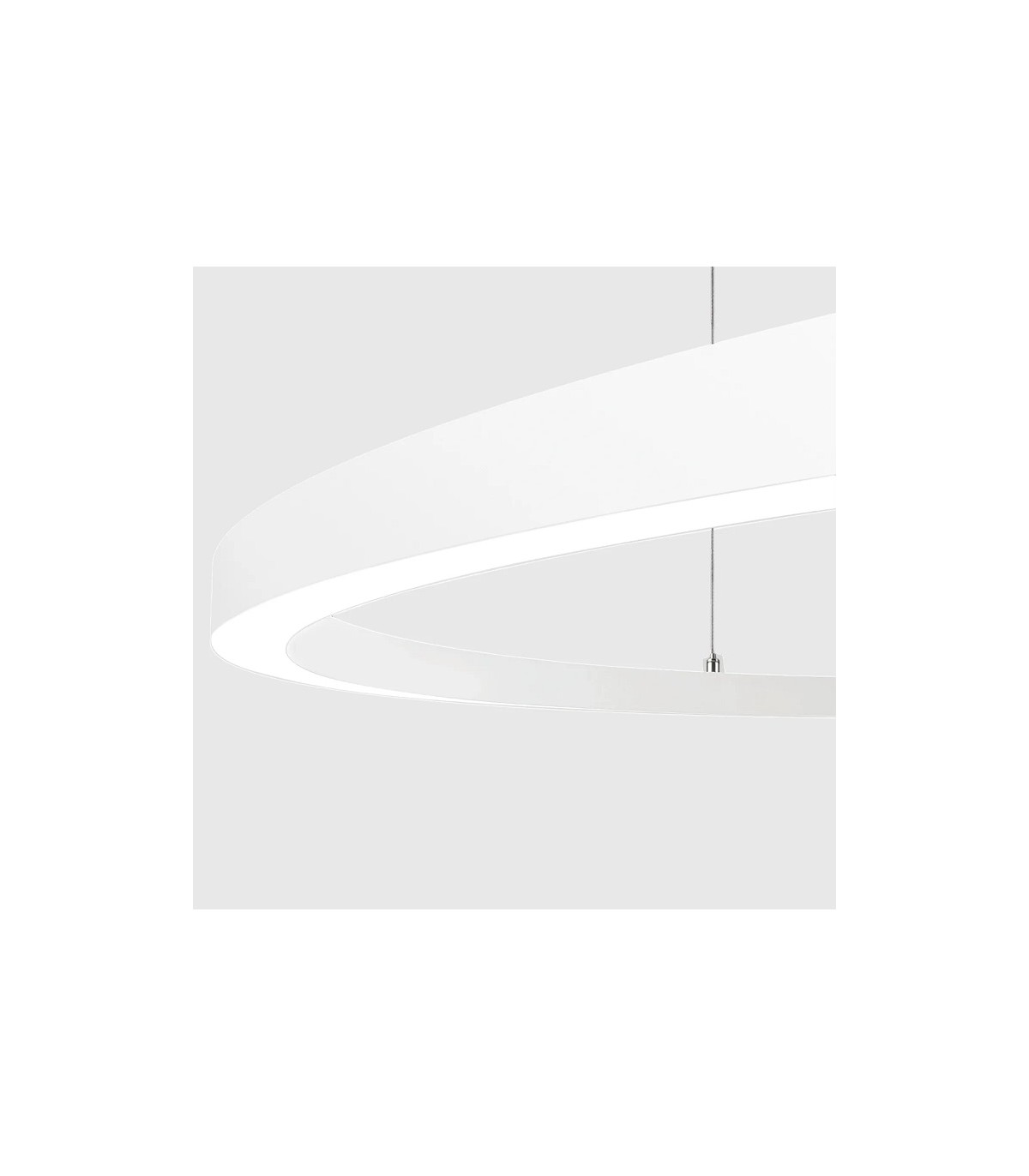Lámpara Colgante circular ARC Ø900mm 60W 6900Lm Blanco