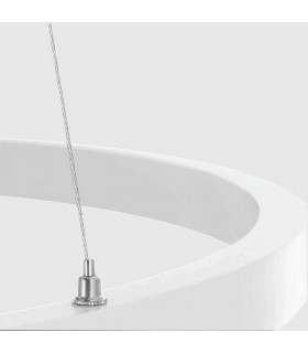 Lámpara Colgante circular ARC Ø900mm 60W 6900Lm Blanco