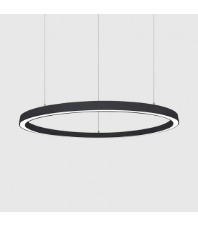 Lámpara Colgante circular ARC Ø1200mm 80W 9200Lm Negro