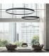 Lámpara Colgante circular ARC Ø1200mm 80W 9200Lm Negro