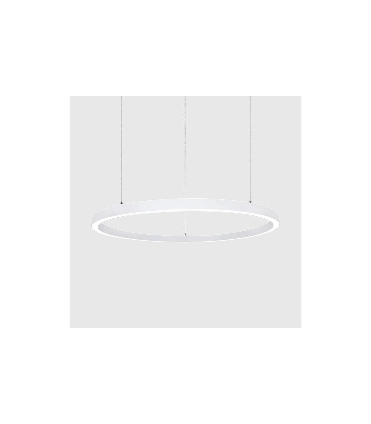 Lámpara Colgante circular ARC Ø1200mm 80W 9200Lm Blanco
