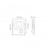 Proyector Led MAXLED SLIM Detector Movimiento 10W 800Lm IP65