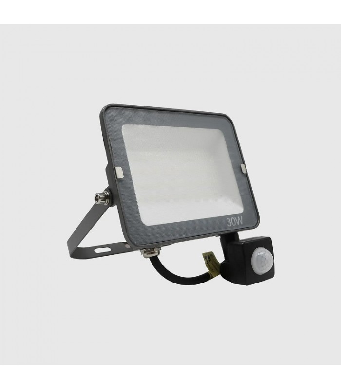 Proyector Led MAXLED SLIM Detector Movimiento 30W 2400Lm IP65