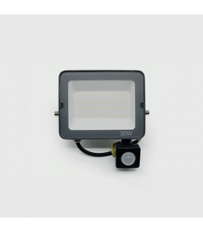Proyector Led MAXLED SLIM Detector Movimiento 30W 2400Lm IP65