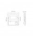 Proyector Led MAXLED SLIM Detector Movimiento 30W 2400Lm IP65