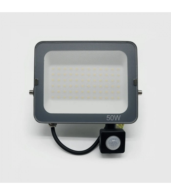 Proyector Led MAXLED SLIM Detector Movimiento 50W 4000Lm IP65