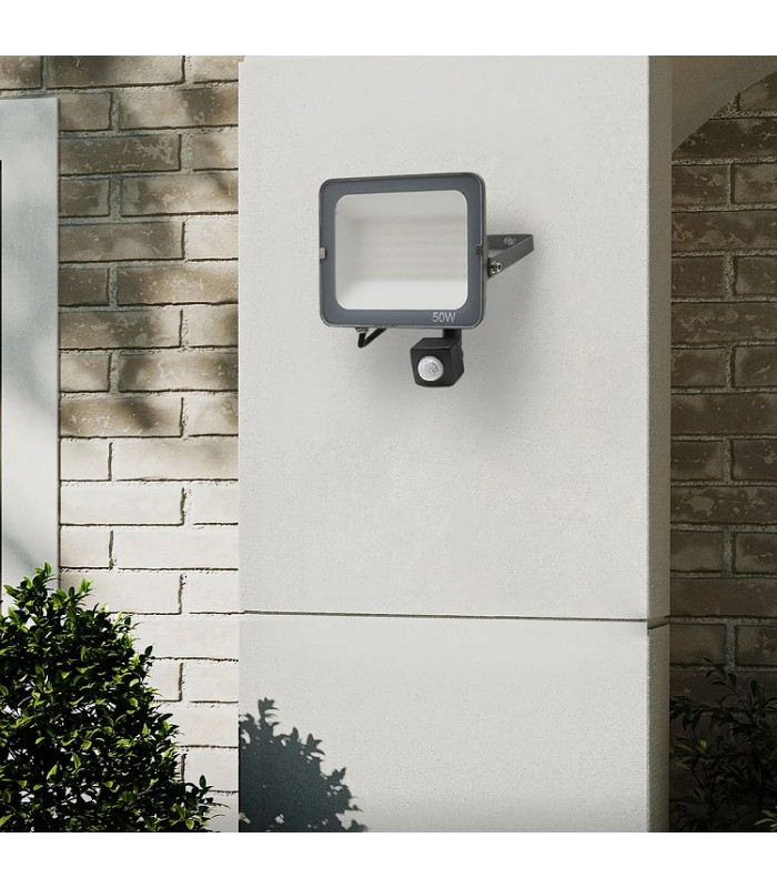 Proyector Led MAXLED SLIM Detector Movimiento 50W 4000Lm IP65