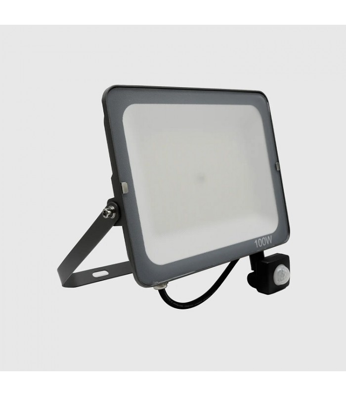 Proyector Led MAXLED SLIM Detector Movimiento 100W 8000Lm IP65
