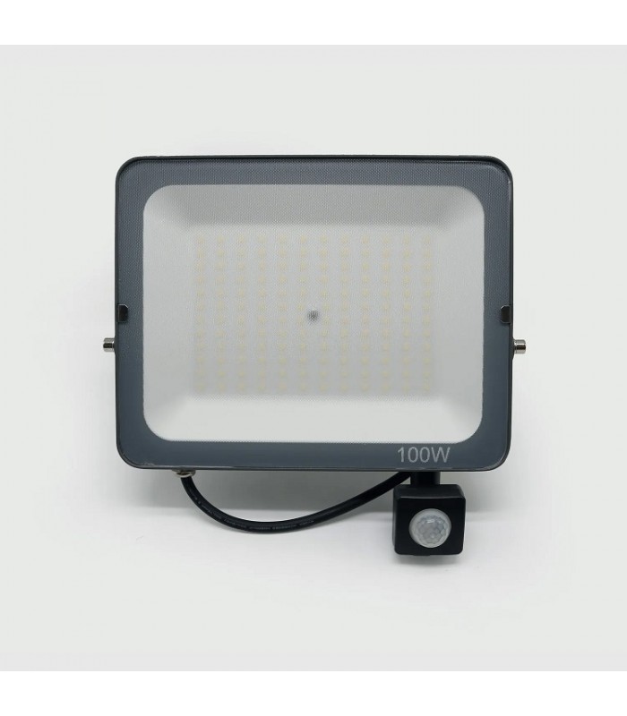 Proyector Led MAXLED SLIM Detector Movimiento 100W 8000Lm IP65