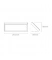 Aplique de Pared MURAL Blanco 12W 700Lm IP65 CCT