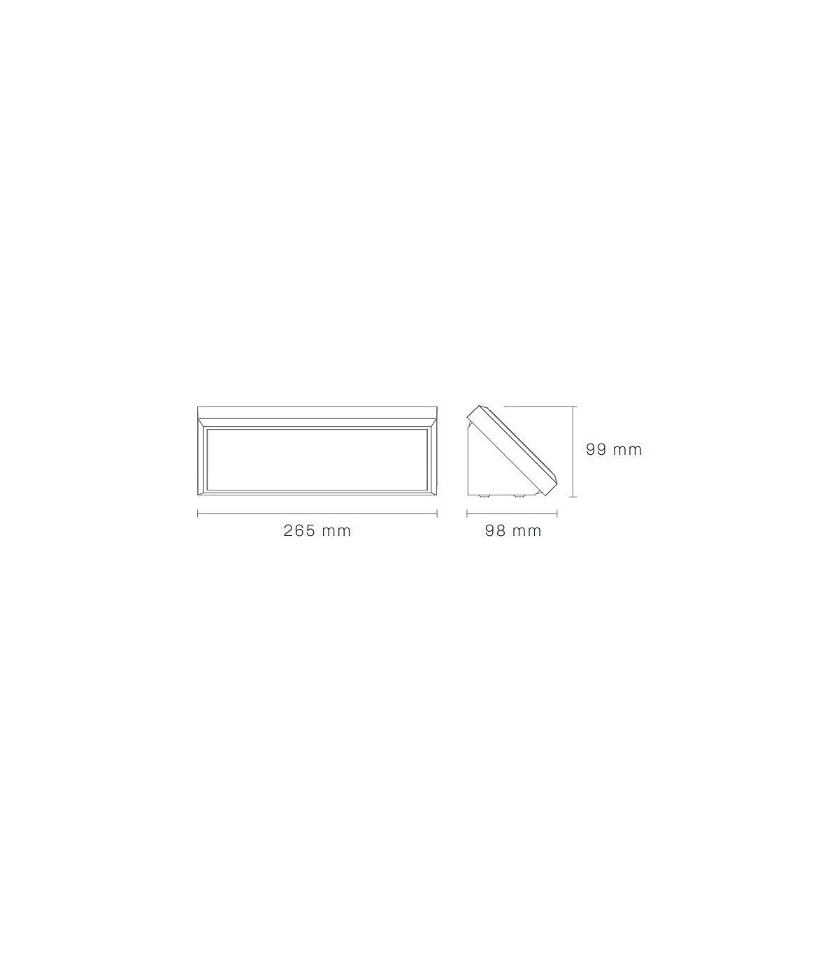 Aplique de Pared MURAL Blanco 12W 700Lm IP65 CCT