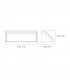 Aplique de Pared MURAL Negro 12W 700Lm IP65 CCT
