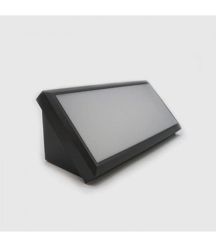Aplique de Pared MURAL Negro 12W 700Lm IP65 CCT