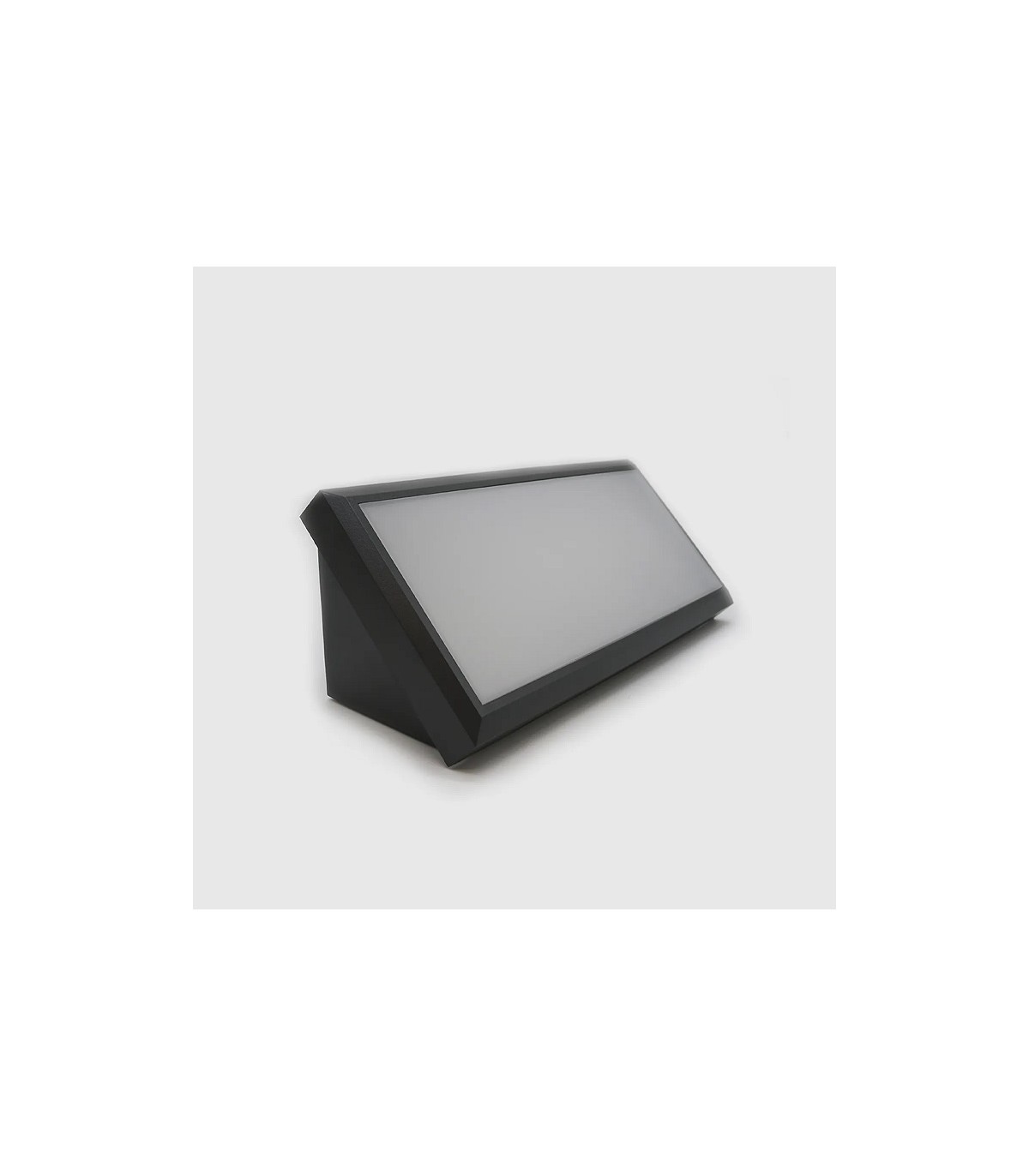 Aplique de Pared MURAL Negro 12W 700Lm IP65 CCT