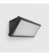 Aplique de Pared MURAL Negro 12W 700Lm IP65 CCT