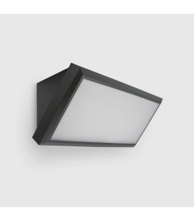 Aplique de Pared MURAL Negro 12W 700Lm IP65 CCT