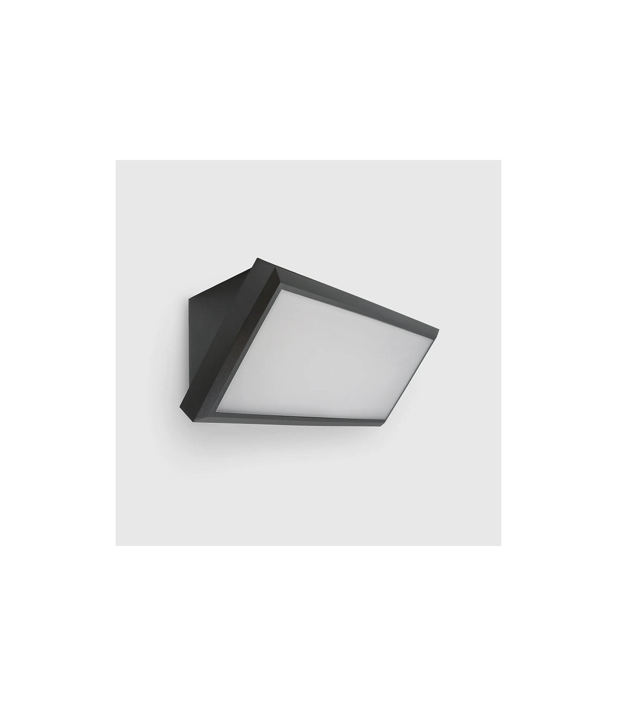 Aplique de Pared MURAL Negro 12W 700Lm IP65 CCT