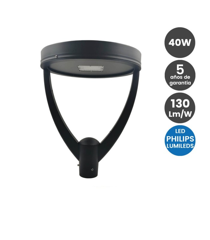 Farola LED LUMI 40W 4200Lm 70-150º IP65