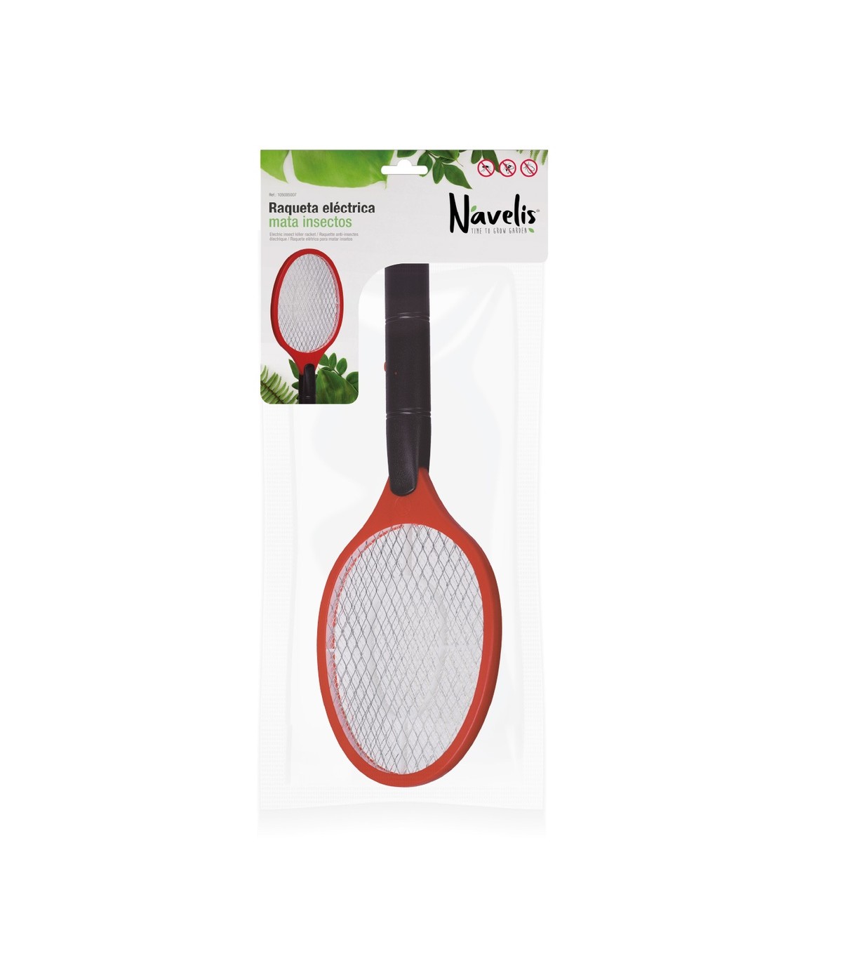 Raqueta eléctrica mata insectos 2xAA