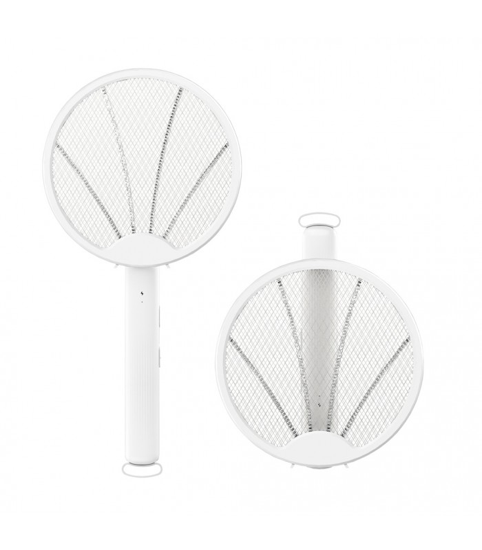 Raqueta eléctrica mata insectos 2 en 1 USB Recargable