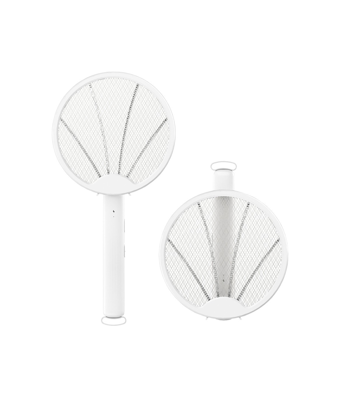 Raqueta eléctrica mata insectos 2 en 1 USB Recargable
