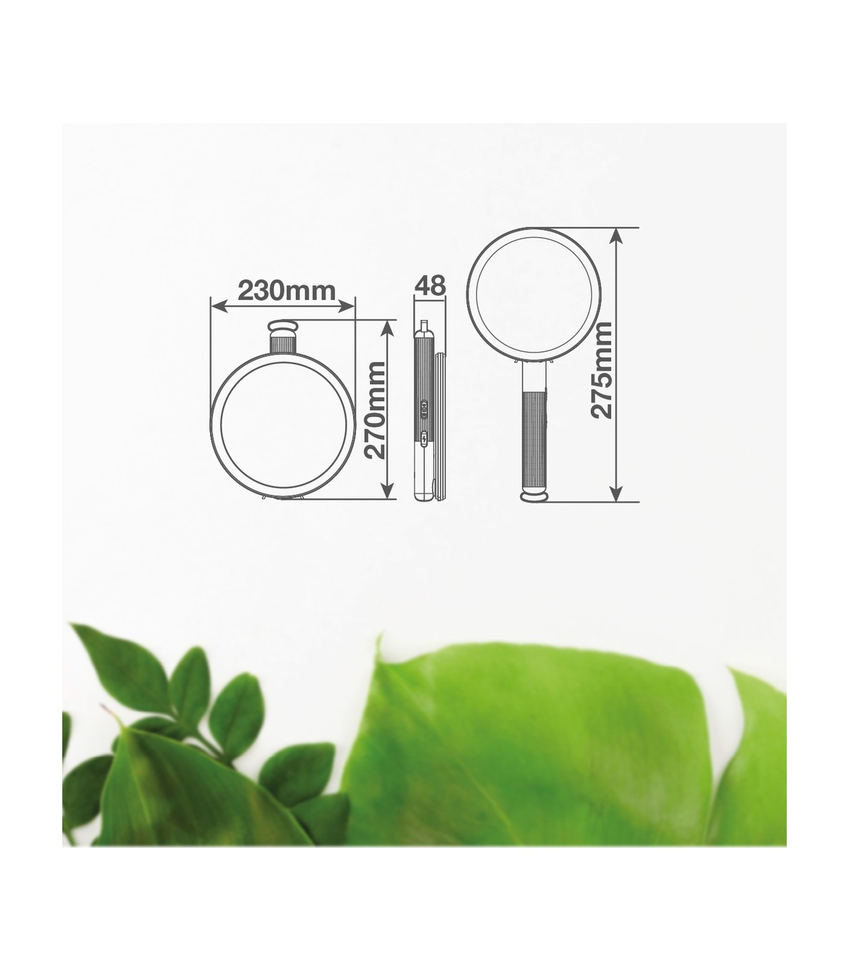 Raqueta eléctrica mata insectos 2 en 1 USB Recargable