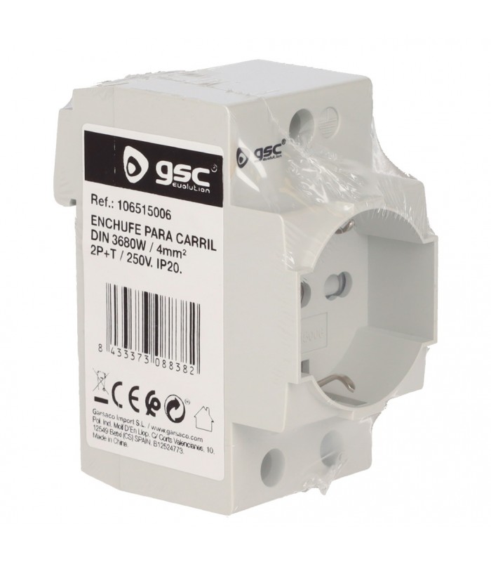 Toma de corriente Schuko modular DIN 250V 16A GSC
