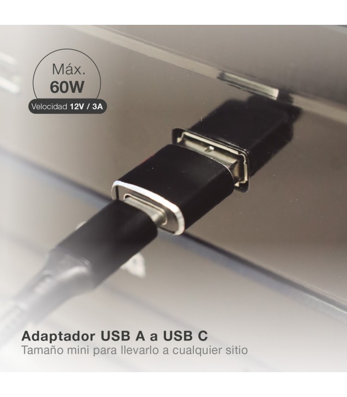 Adaptador USB a USB Tipo C