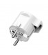 Clavija enchufe ultrafina 4.8mm 16A 250V Blanco