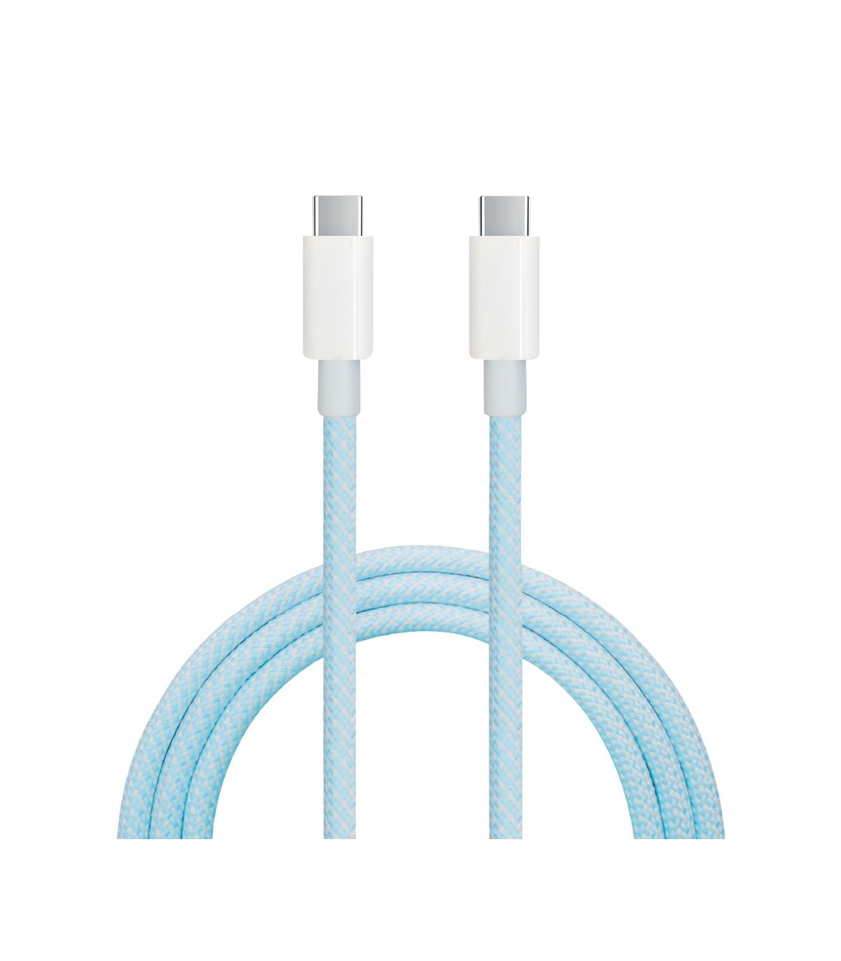 Cable USB Tipo C a USB Tipo C nylon trenzado 1,5M