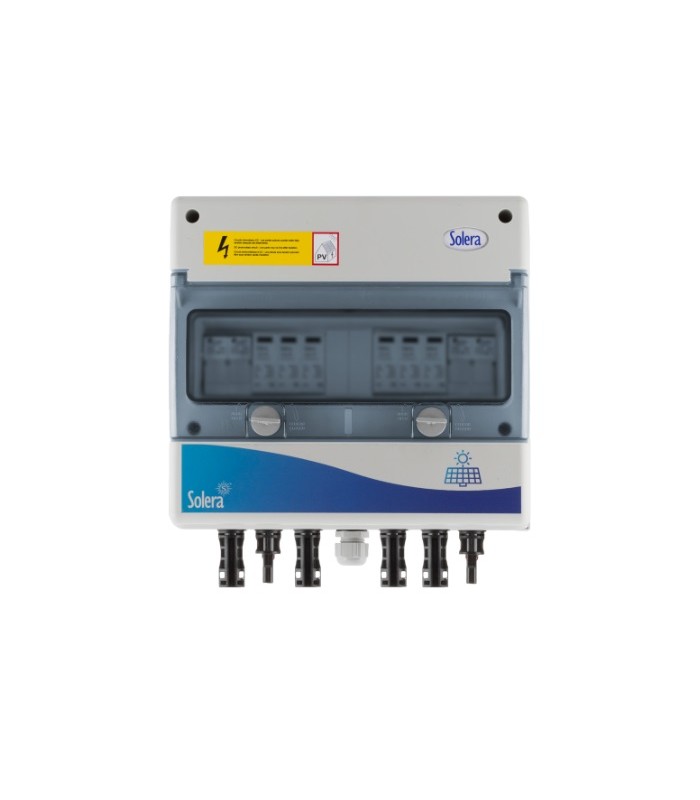 Cuadro DC de protección de strings (2 entradas- 2 salidas)