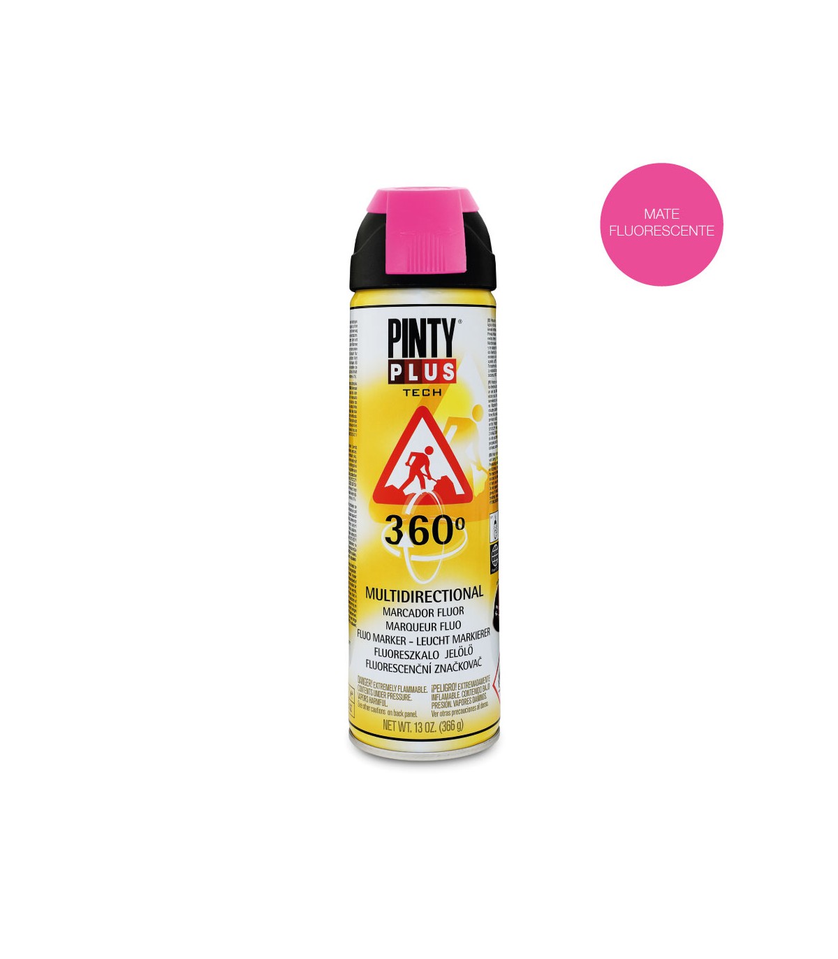 Spray Pintyplus Marcador 500ml T184 Fucsia