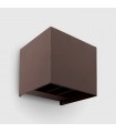 Aplique de Pared Led CUBO Óxido Corten 10W 1000Lm IP65 CCT