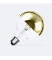 Bombilla Filamento G95 Oro 6W 600Lm E27
