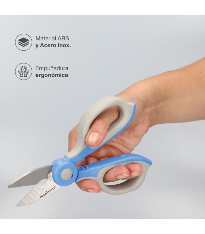 Tijera profesional electricista con funda GSC