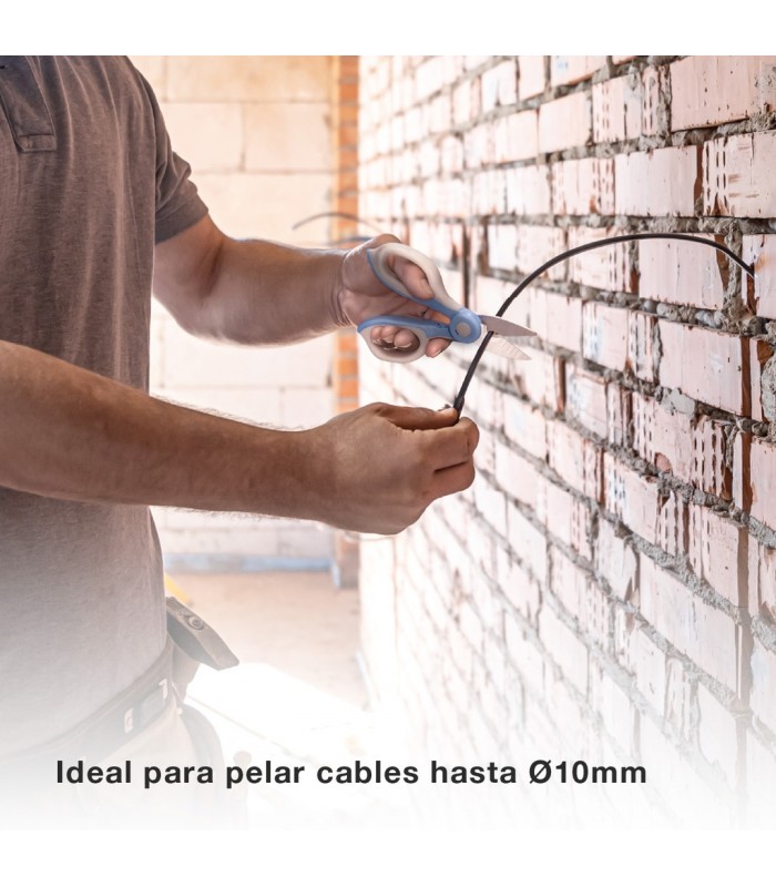 Tijera profesional electricista con funda GSC