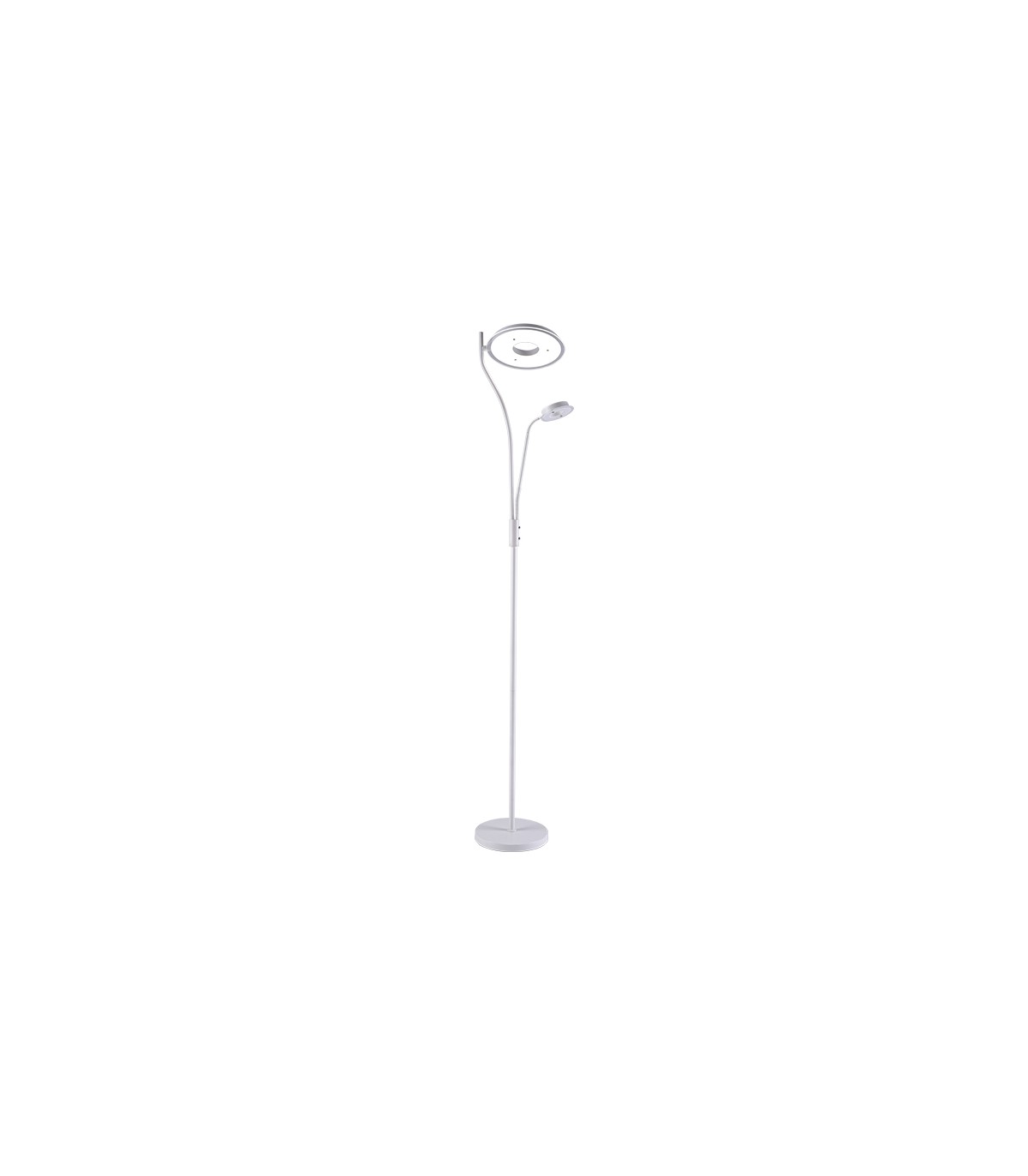 Lámpara de Pie GENOVA Regulable 28+7W 2600+650Lm Blanco