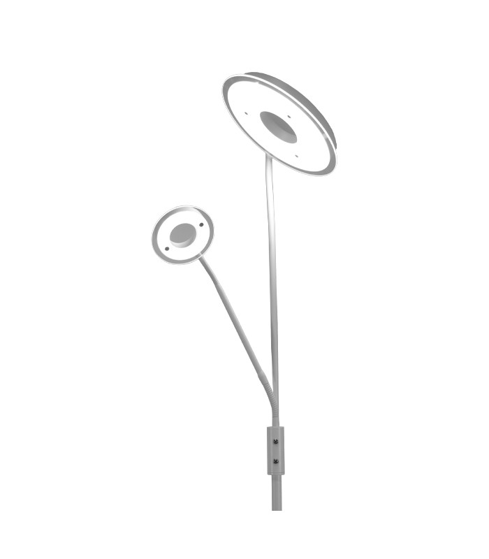 Lámpara de Pie GENOVA Regulable 28+7W 2600+650Lm Blanco